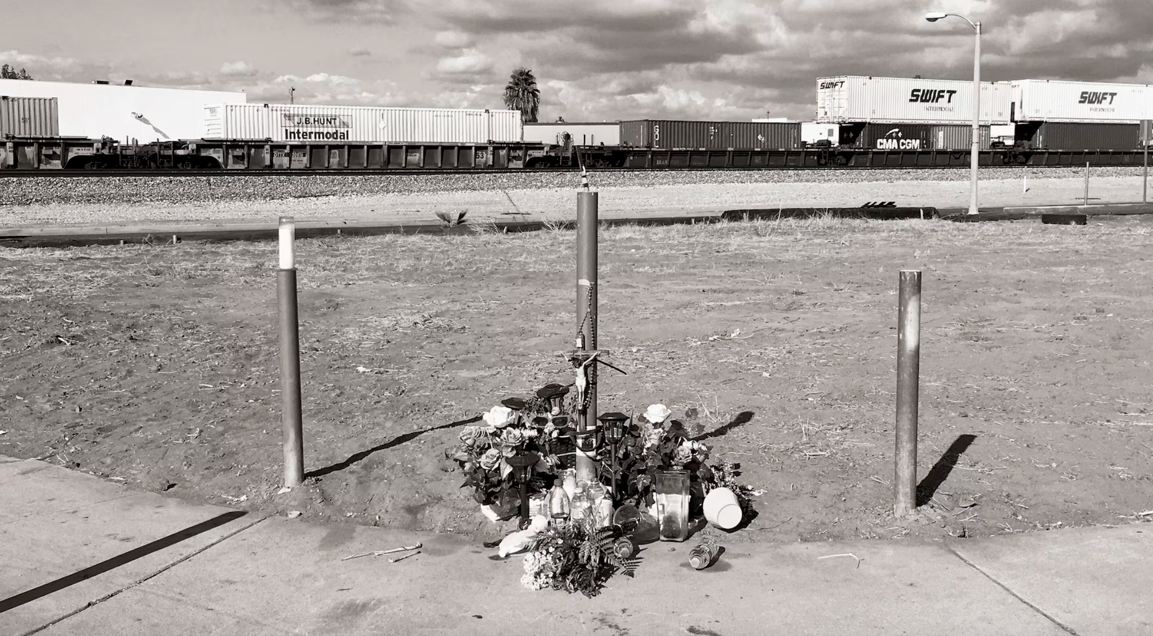 A photographer spent years memorializing some 300 sites of fatal police shootings across America